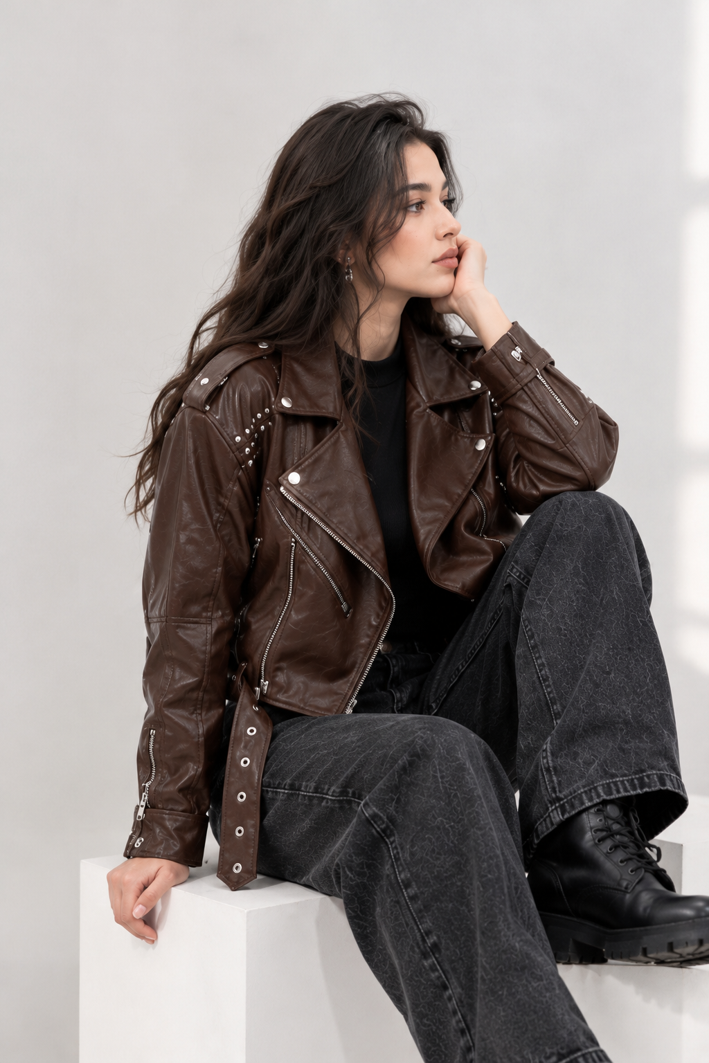 چرم زارا پرچی ترک مدل 1013